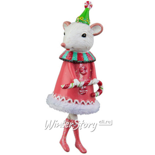 Ёлочная игрушка Мышка Пэнни с карамелькой 12 см, подвеска Holiday Classics