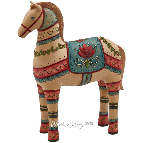 Декоративная фигура Лошадка Хелиндж - Folk Art Collection 30 см EDG