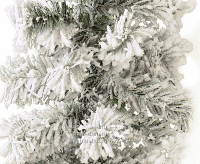 Хвойная гирлянда Торонто заснеженная 270*20 см, ПВХ Kaemingk