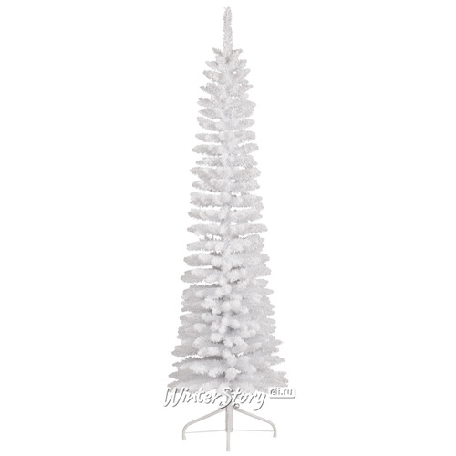 Искусственная белая елка Пенсел Пайн заснеженная 210 см, ПВХ Kaemingk