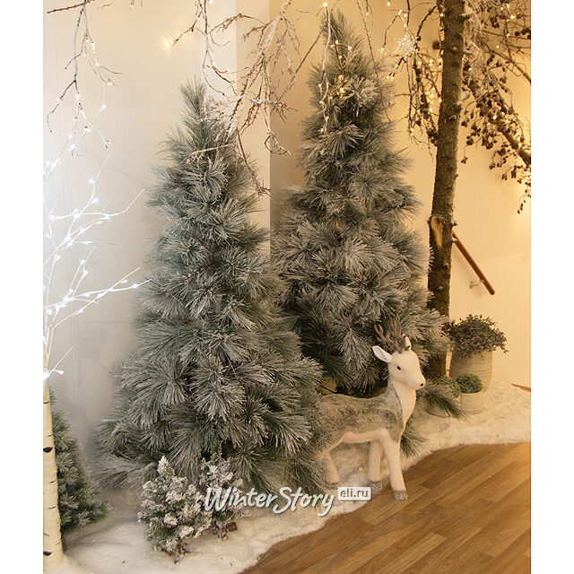 Искусственный Кедр заснеженный 210 см, ЛЕСКА, уцененный Kaemingk