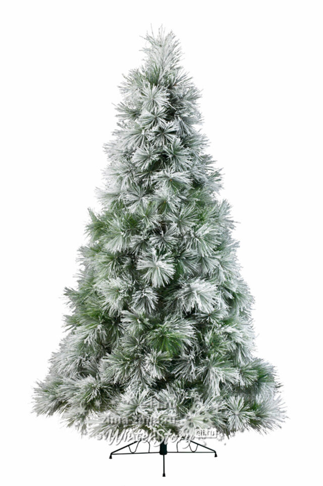 Искусственный Кедр заснеженный 210 см, ЛЕСКА, уцененный Kaemingk