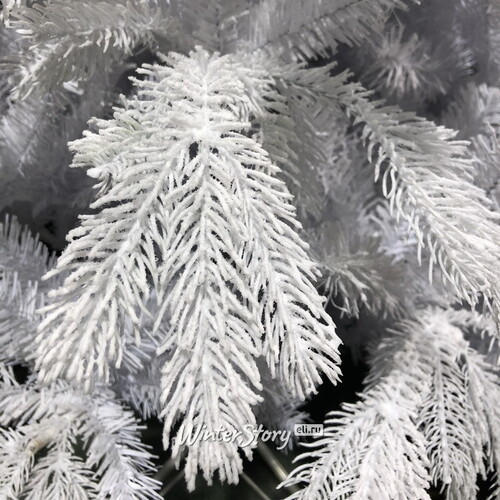 Искусственная белая елка Сунндал заснеженная 240 см, ЛИТАЯ + ПВХ Kaemingk