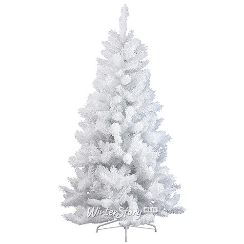 Искусственная белая елка Эдмон заснеженная 210 см, ПВХ Kaemingk
