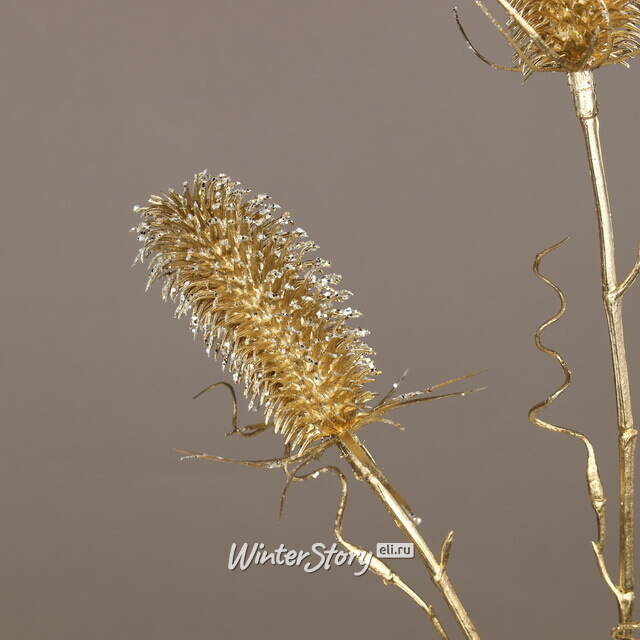 Искусственная ветка Эрингиум - Golden Concetto 69 см EDG