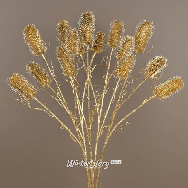 Искусственная ветка Эрингиум - Golden Concetto 69 см EDG