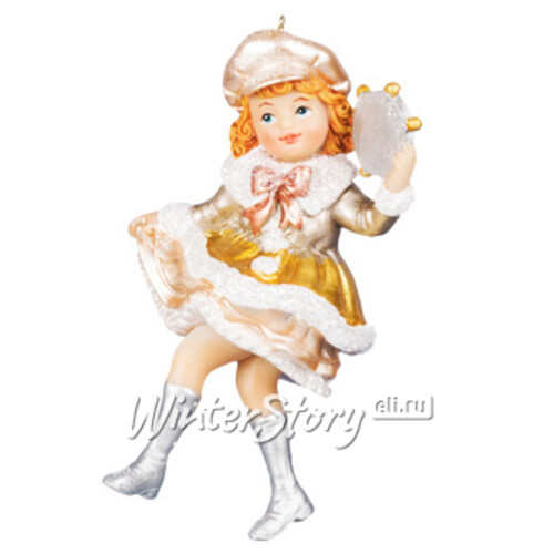 Елочная игрушка Танцевальное свидание - Девочка 12 см, подвеска Holiday Classics