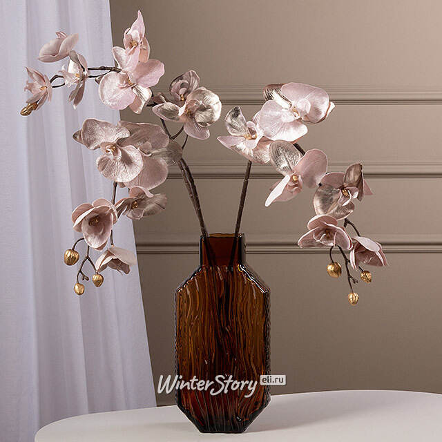 Искусственная ветка Орхидея 79 см светло-розовая купить в интернет-магазине Winter Story eli.ru, 685004-51