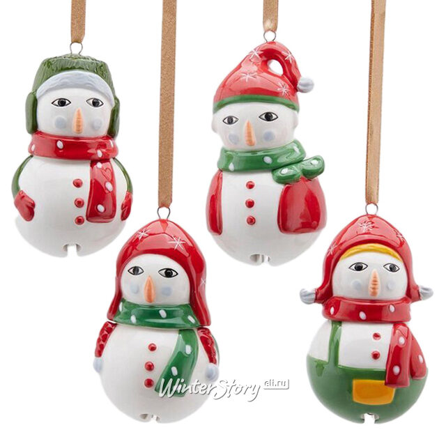 Набор елочных игрушек Cezanne Nochevieja 10 см, 4 шт, подвеска EDG