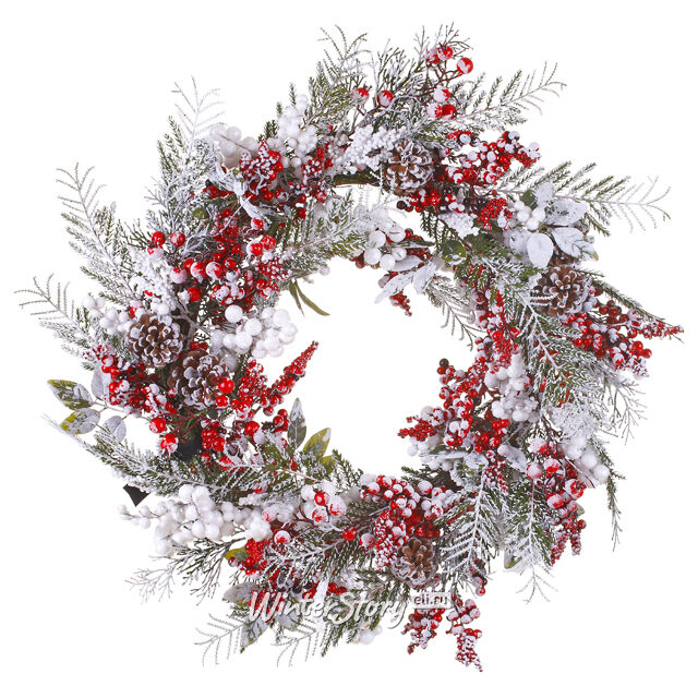 Венок с ягодами Настроение Зимы 60 см Kaemingk