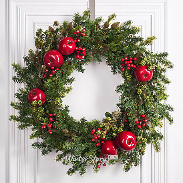 Венок Meleto 60 см, ЛИТАЯ 100% Kaemingk