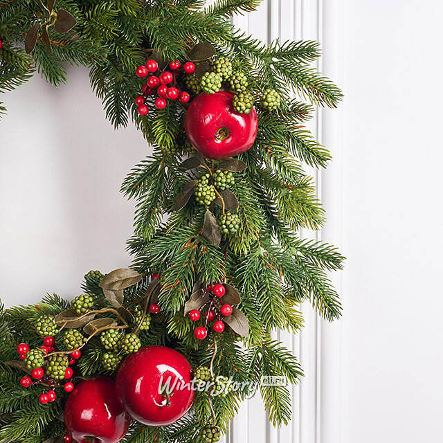 Венок Meleto 60 см, ЛИТАЯ 100% Kaemingk