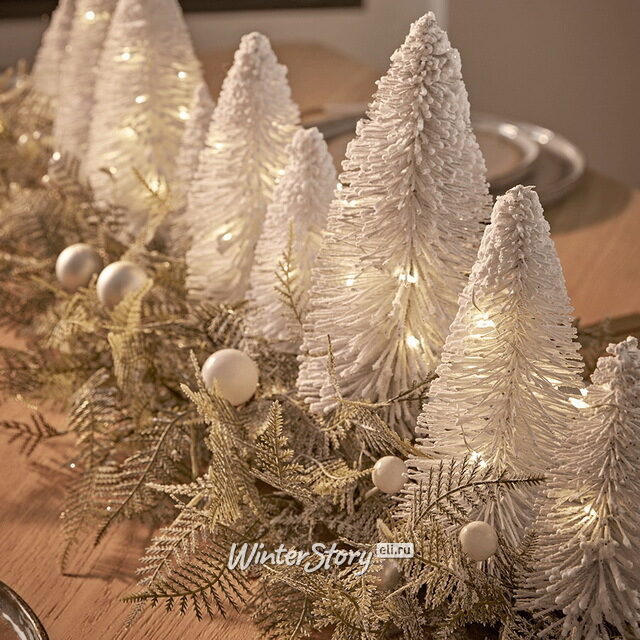 Интерьерно-оконная декорация Fairy Wood 90 см, 60 теплых белых LED ламп, на батарейках, IP20 Kaemingk (Кейминг)