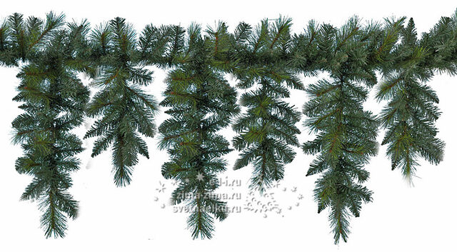 Гирлянда Хвойный ламбрекен Ванкувер 270 см, ЛЕСКА + ПВХ Kaemingk