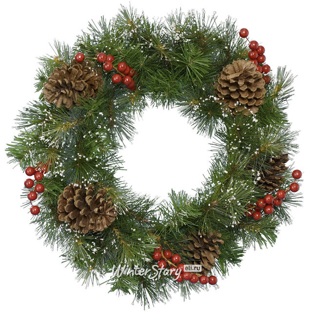 Венок Ягодка 50 см, ЛЕСКА + ПВХ Kaemingk