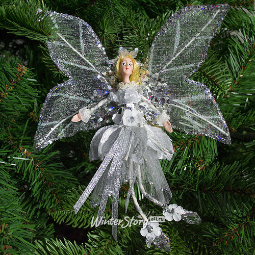 Кукла на елку Зимняя фея Теона 15 см, подвеска Eggl