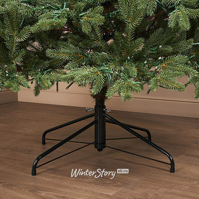 Искусственная елка с гирляндой Лесная Фея 230 см, 4600 теплых белых ламп, ЛИТАЯ 100% TreeDeLuxe