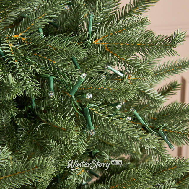 Искусственная елка с гирляндой Лесная Фея 230 см, 4600 теплых белых ламп, ЛИТАЯ 100% TreeDeLuxe