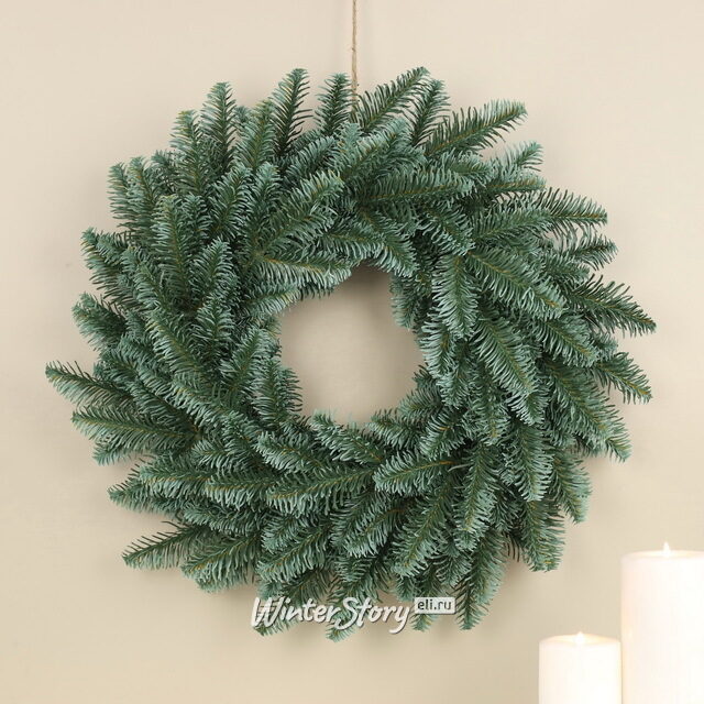 Венок Рождественский 45 см, ЛИТАЯ 100% TreeDeLuxe