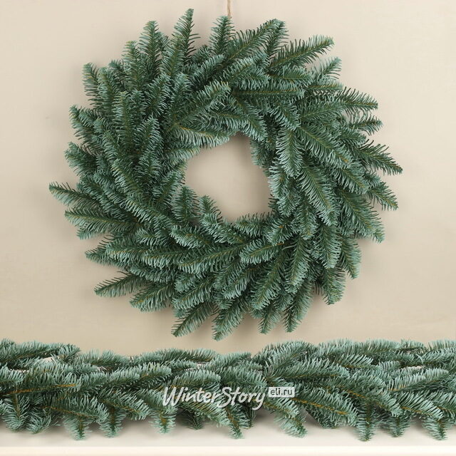 Венок Рождественский 45 см, ЛИТАЯ 100% TreeDeLuxe