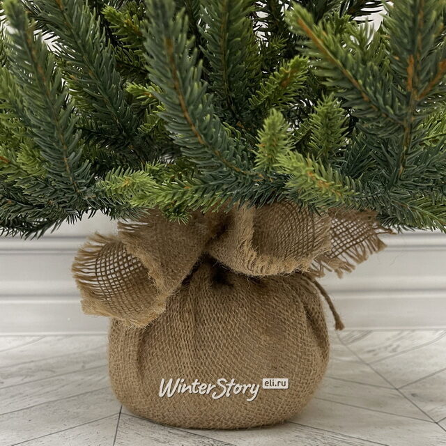 Настольная елка Королевская 90 см в мешочке, ЛИТАЯ 100% TreeDeLuxe