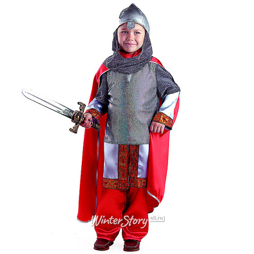 Карнавальный костюм Богатырь, рост 128 см Батик