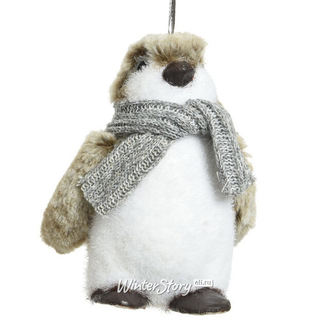 Елочная игрушка Пингвиненок Роджер 15 см, подвеска Kaemingk