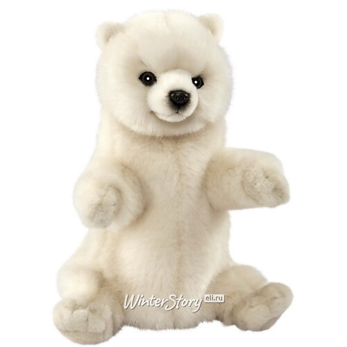 Мягкая игрушка - перчатка Белый Медведь 31 см Hansa Creation