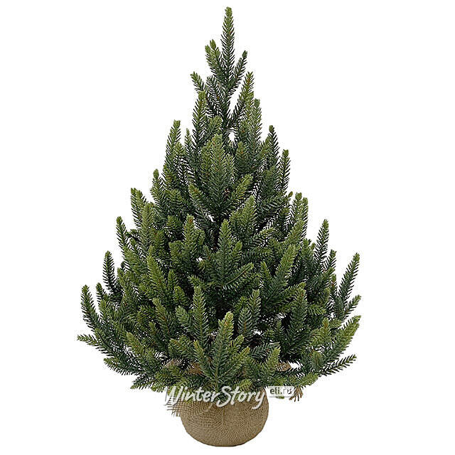 Елка настольная в мешочке Королевская 60 см, ЛИТАЯ + ПВХ Triumph Tree