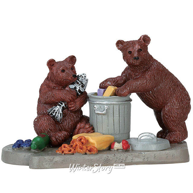 Композиция В поисках вкусностей, 8 см Lemax