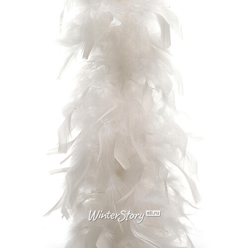 Гирлянда Боа из перьев 150 см белый Kaemingk