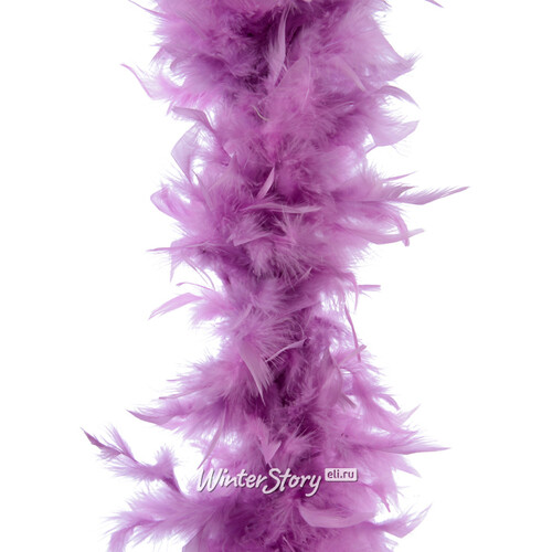 Гирлянда Боа из перьев 184 см светло-лиловая Kaemingk