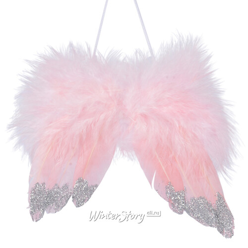 Декоративное украшение Крылья розового Ангелочка 16 см Kaemingk