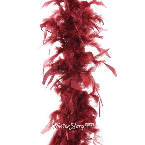 Гирлянда Боа из перьев Мэрикруз 184 см красная Kaemingk