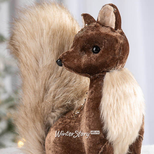 Декоративная фигура Лисичка Айрика - Diamond Forest 27 см, корица Kaemingk