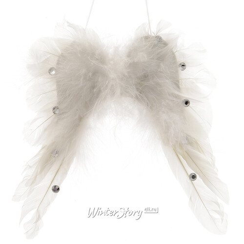 Украшение Крылья ангела, 18*15 см, белый, подвеска Kaemingk