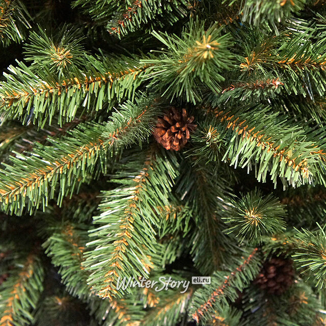 Искусственная елка Императрица с шишками 185 см, ПВХ, уцененный Triumph Tree