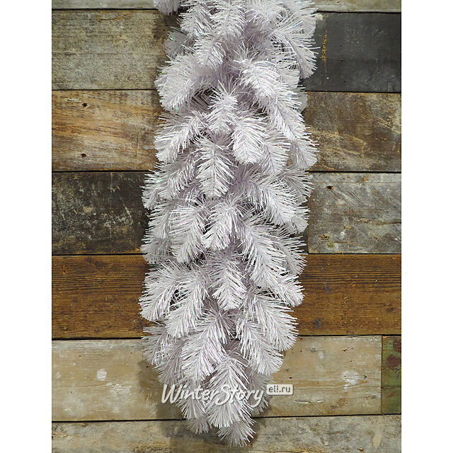 Хвойная гирлянда Исландская белоснежная 180*30 см, ПВХ Triumph Tree