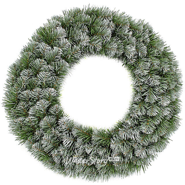 Венок Колорадо Заснеженный 90 см, ПВХ Triumph Tree