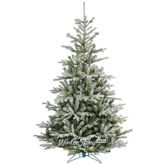 Искусственная елка Хрустальная заснеженная 155 см, ЛИТАЯ + ПВХ Black Box