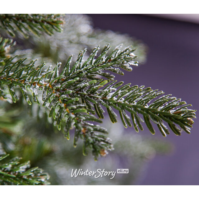 Искусственная елка Хрустальная заснеженная 155 см, ЛИТАЯ + ПВХ Black Box