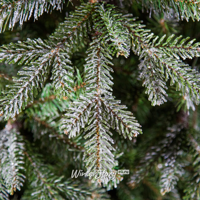 Искусственная елка Хрустальная заснеженная 155 см, ЛИТАЯ + ПВХ Black Box