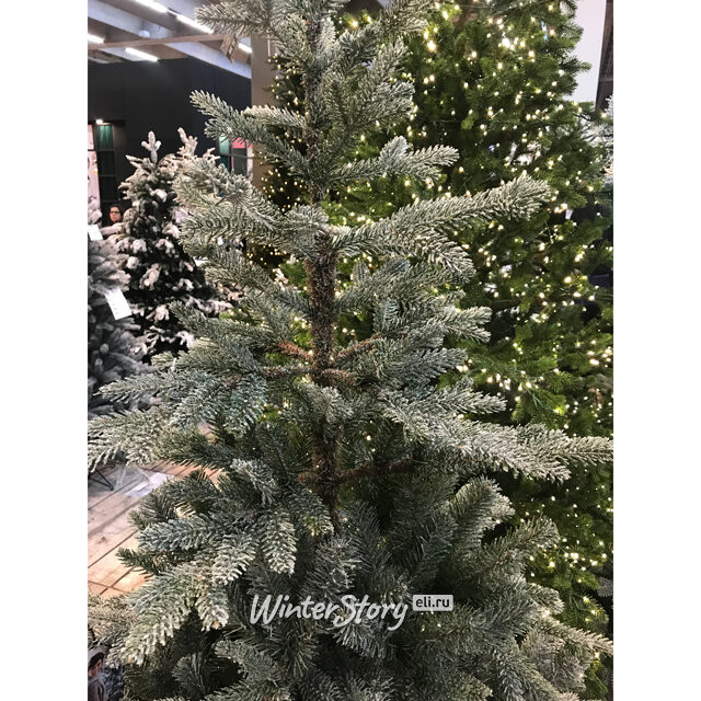 Искусственная елка Хрустальная заснеженная 155 см, ЛИТАЯ + ПВХ Black Box