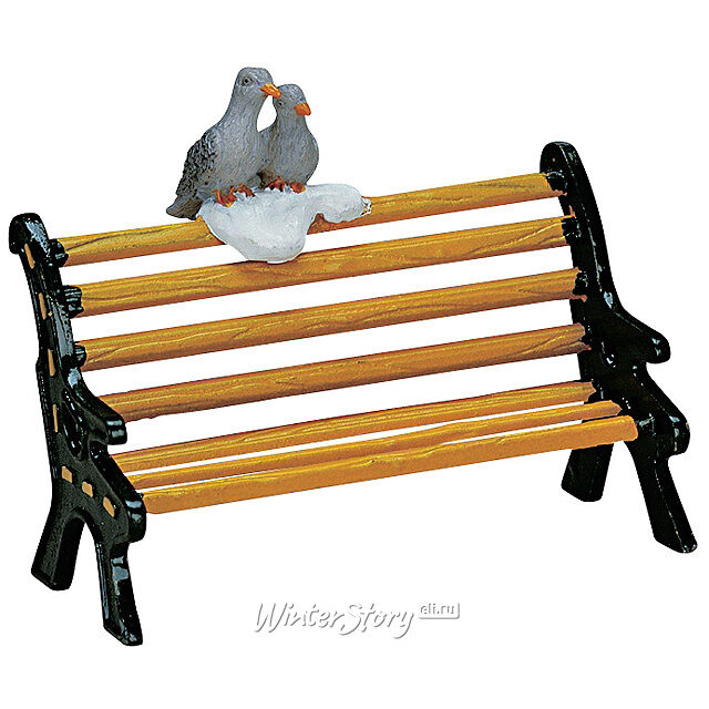 Статуэтка Лавочка для влюбленных, 5*6*4 см Lemax