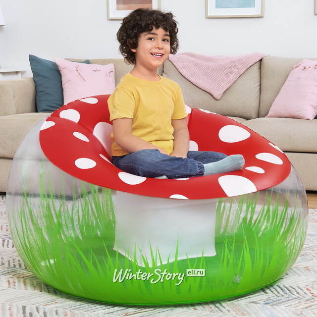 Надувное кресло Мухоморчик 112*66 см Bestway
