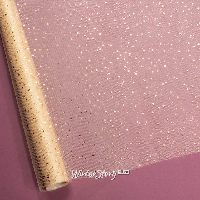 Ткань для декора Сетка Ивелин 39*200 см золотая Koopman