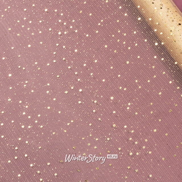 Ткань для декора Сетка Ивелин 39*200 см золотая Koopman