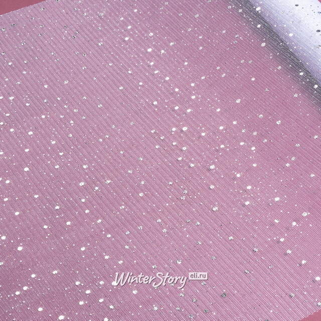 Ткань для декора Сетка Ивелин 39*200 см серебряная Koopman