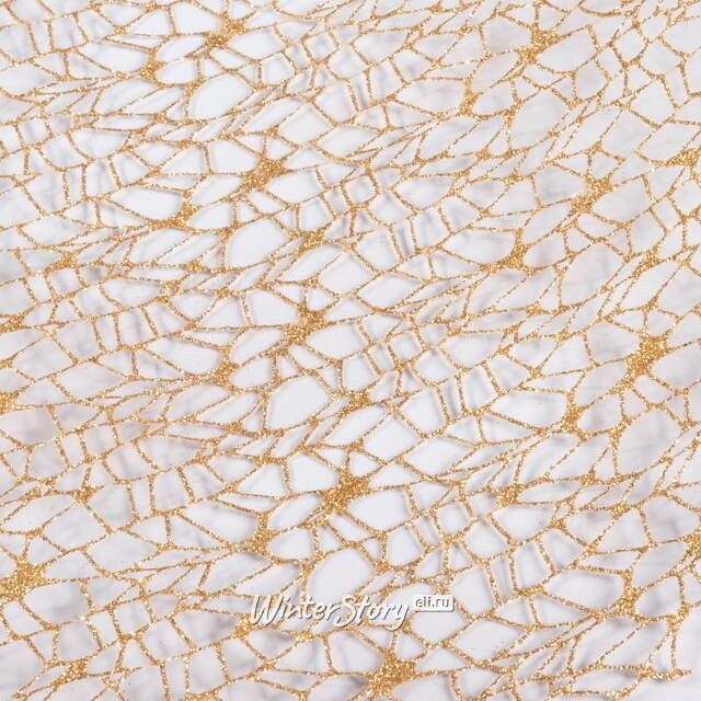 Ткань для декора Ажурная Сетка Hayfield 28*150 см золотая Koopman