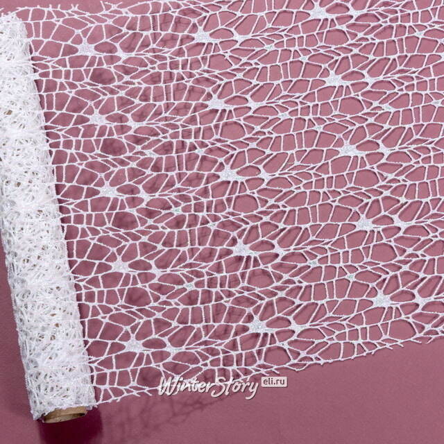 Ткань для декора Ажурная Сетка Hayfield 28*150 см белая Koopman